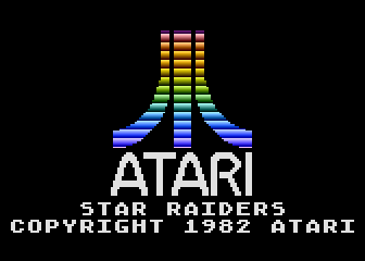 Star Raiders title screen for Atari 5200